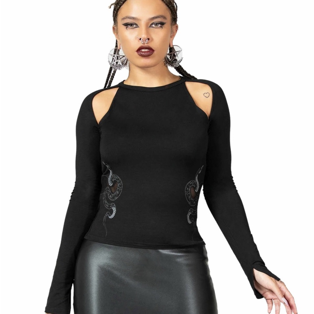 Killstar Femme Fangs Top XXL